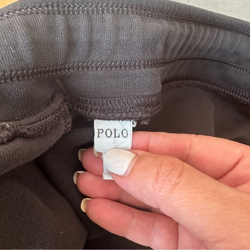 Polo Ralph Lauren Performance Double Knit Drawstring Jogger Pants Black Size 4XB